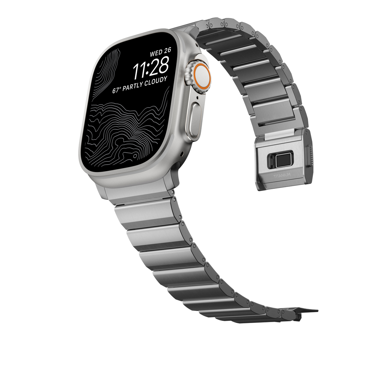 Titanium Band Apple Watch Ultra 49mm 3rd Gen Silver