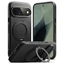 Google Pixel 11 Pro XL Onyx Ring Suojakuori, Black