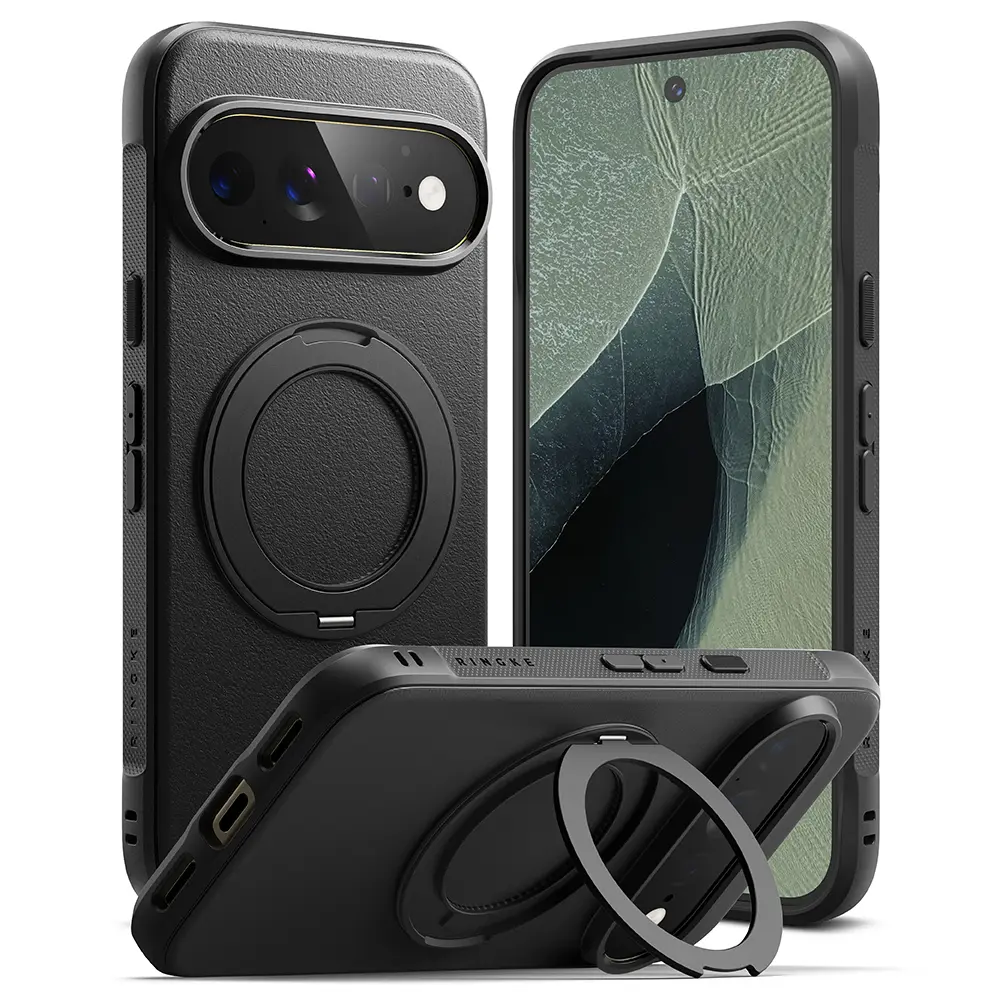 Google Pixel 11 Pro XL Onyx Ring Suojakuori, Black