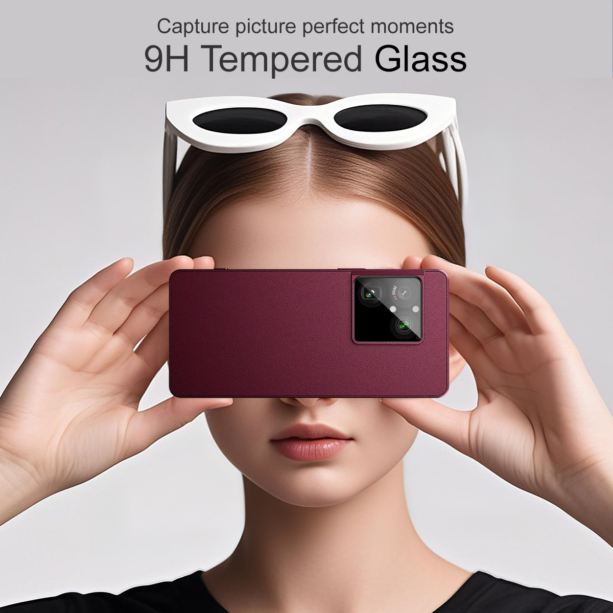 Härdat Glas 0.2mm Linsskydd Sony Xperia 1 VIII Svart
