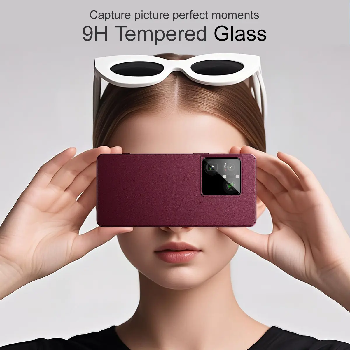 Härdat Glas 0.2mm Linsskydd Sony Xperia 1 VIII Svart