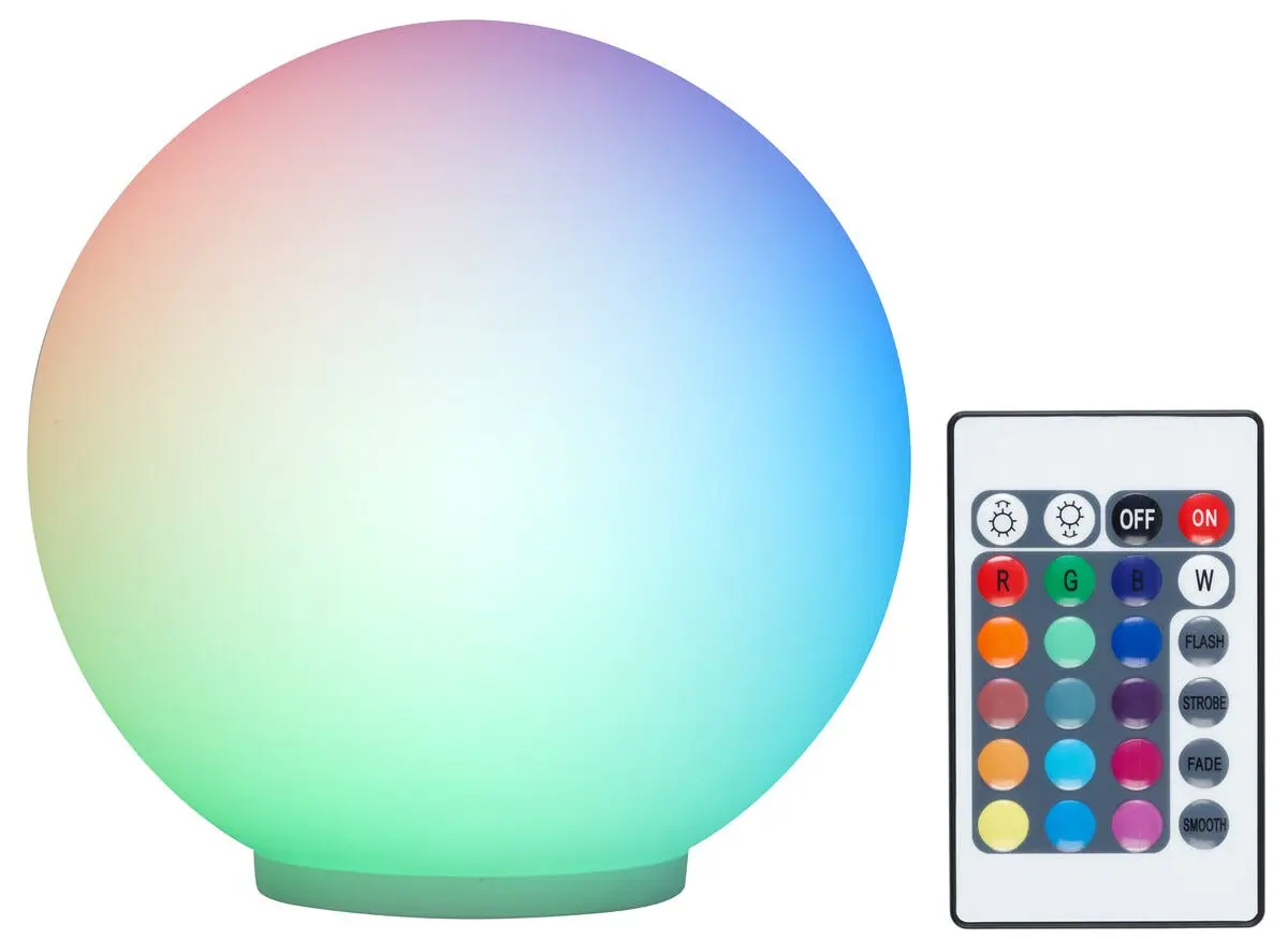 Bordslampa med RGB-belysning