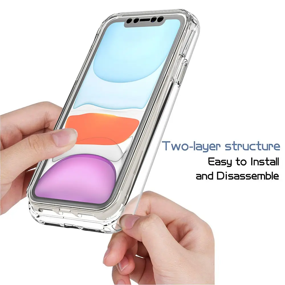 Full Protection Case iPhone 11 Genomskinlig