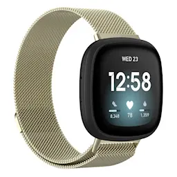 Armbånd Milanese Fitbit Versa 3/Sense Guld