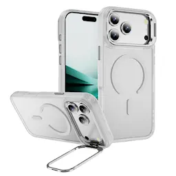 iPhone 18 Pro Max Hybridcover med MagSafe og kickstand, Gennemsigtig