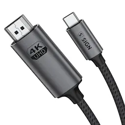 USB-C - HDMI 4K 60 Hz kaapeli 2m Musta