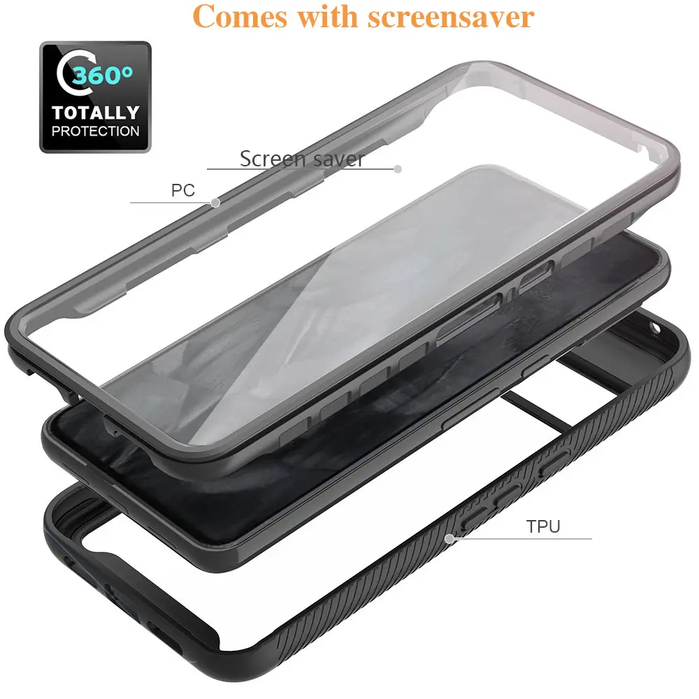 Full Protection Case Google Pixel 8 Pro Svart