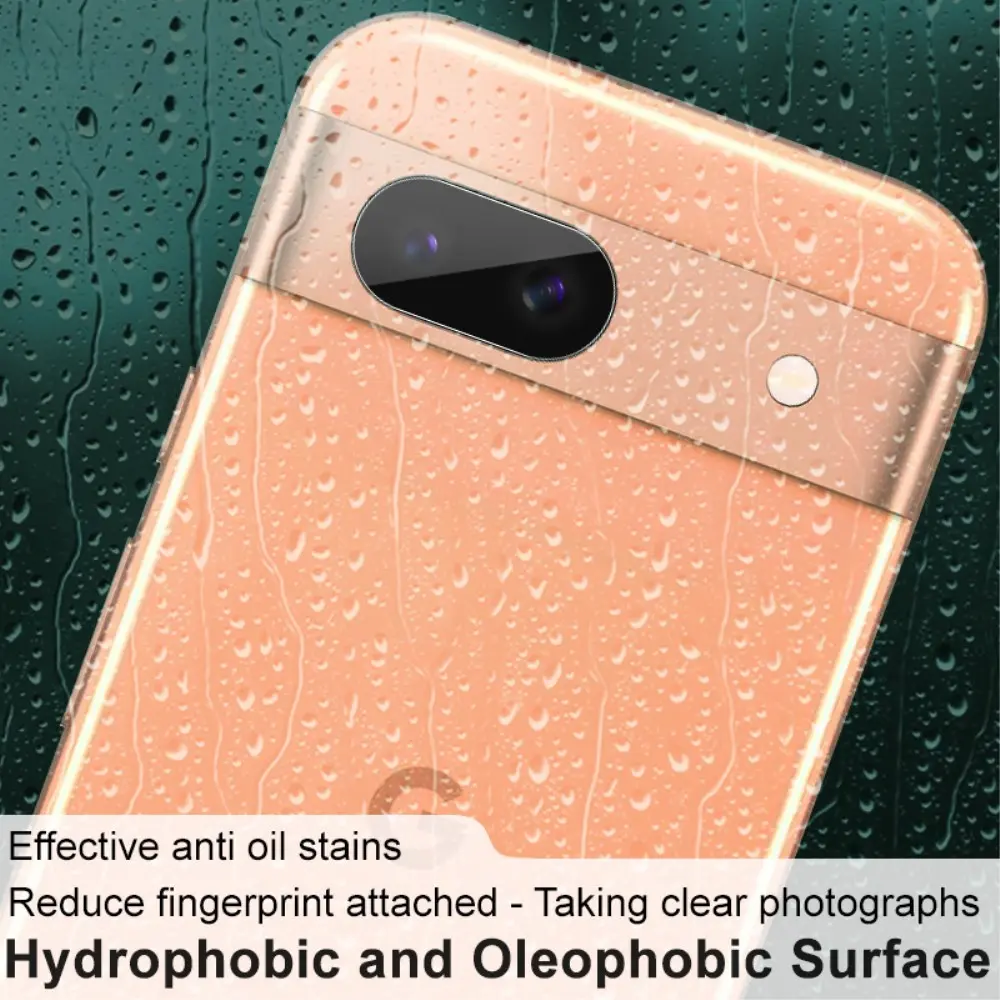 2-pack Härdat Glas Linsskydd Google Pixel 8a Genomskinlig