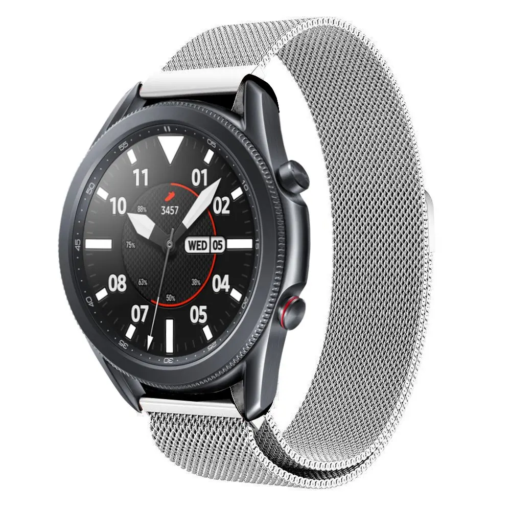 Armbånd Milanese Samsung Galaxy Watch 5 Pro 45mm Sølv