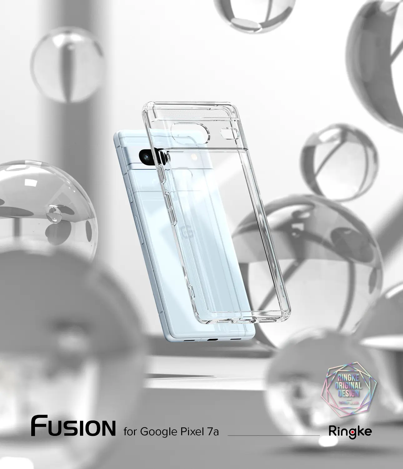 Fusion Case Google Pixel 7a Genomskinlig