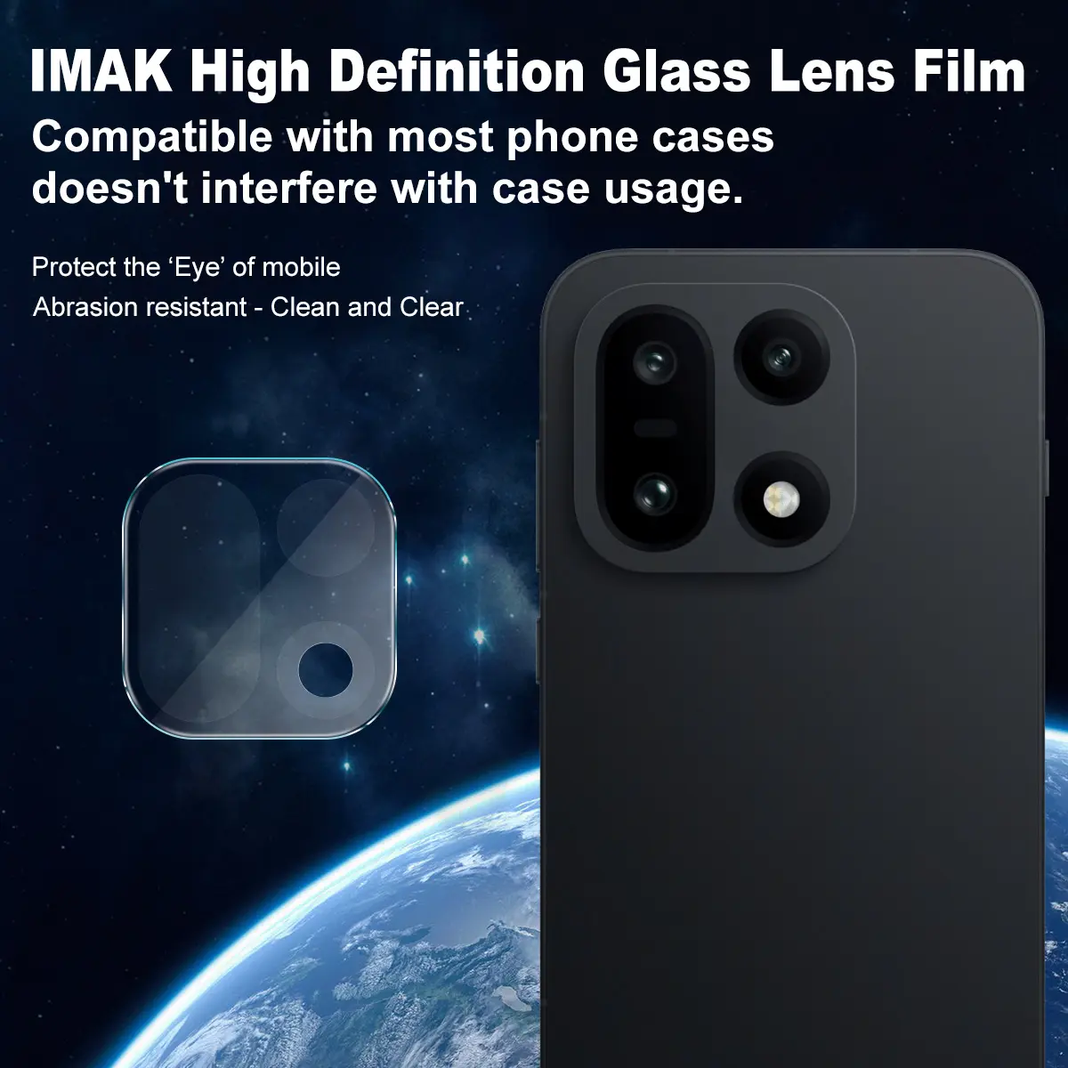 Härdat Glas 0.2mm Linsskydd  OnePlus 15 Genomskinlig