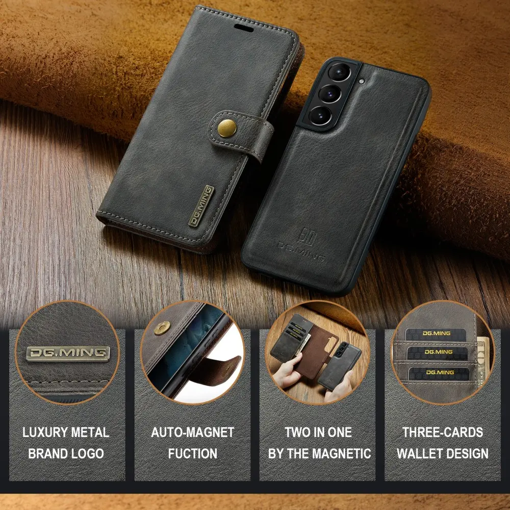 Magnet Wallet Samsung Galaxy S24 Brown