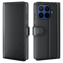 Xiaomi 17T Pro pungcover i ægte læder, Sort