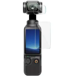 DJI Osmo Pocket 4 heldækkende skærmbeskytter + linsebeskytter i hærdet glas