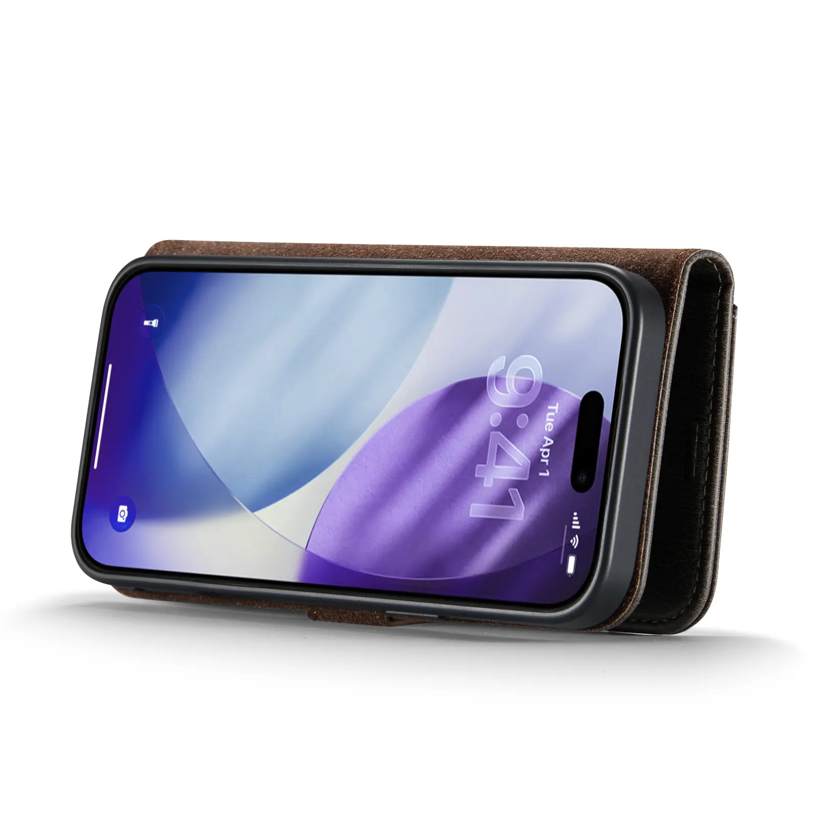 Magnet Wallet iPhone 18 Pro Brown
