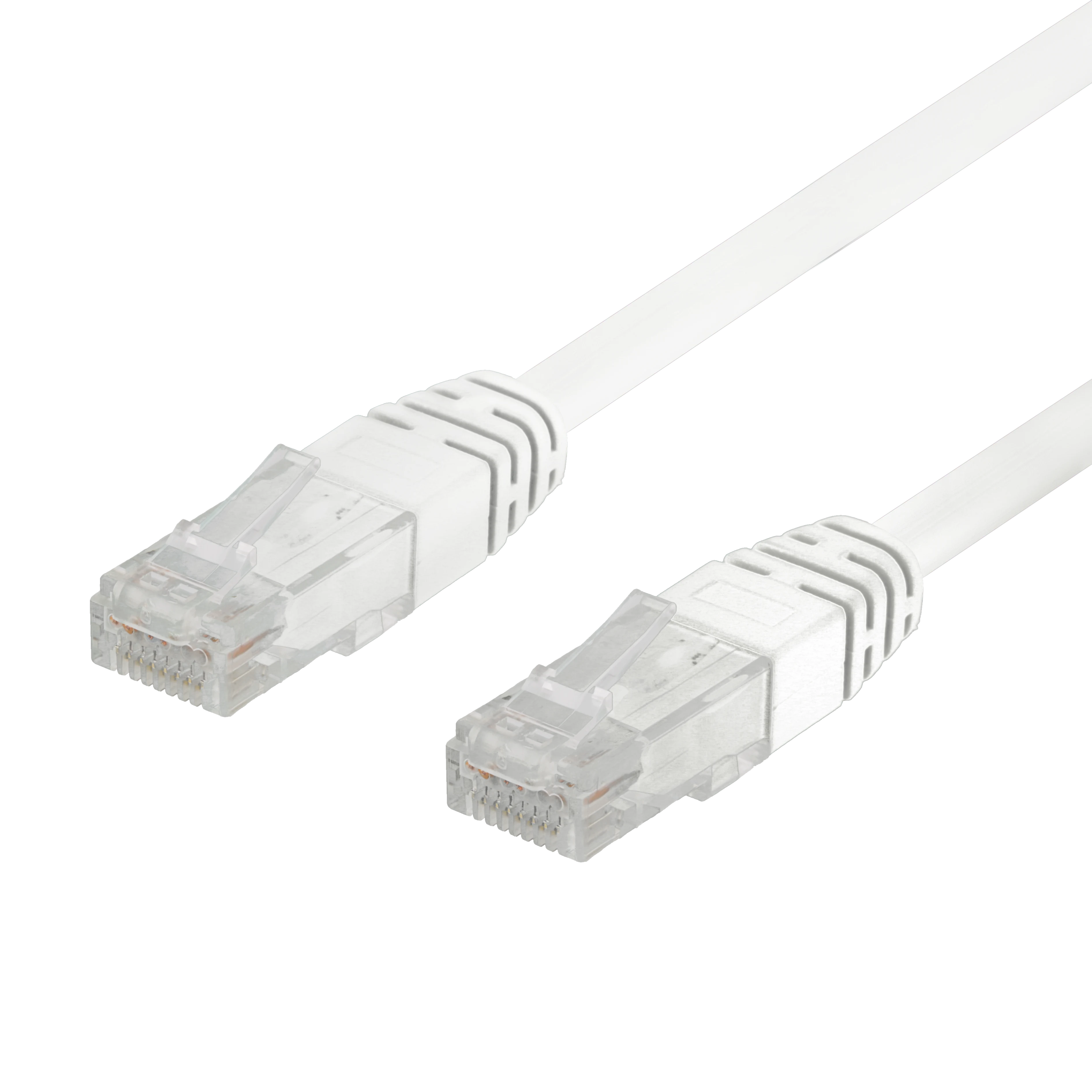 Deltaco Patchkabel U/UTP Cat6 0,3 m, Hvit