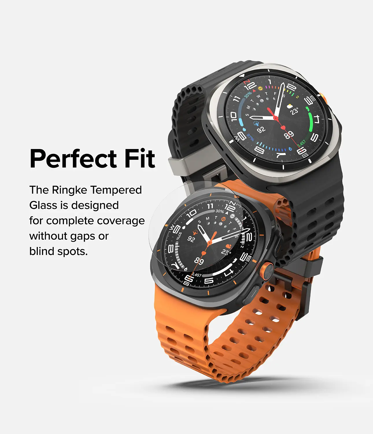 Screen Tempered Glass Samsung Galaxy Watch Ultra (2025) (4-pack)
