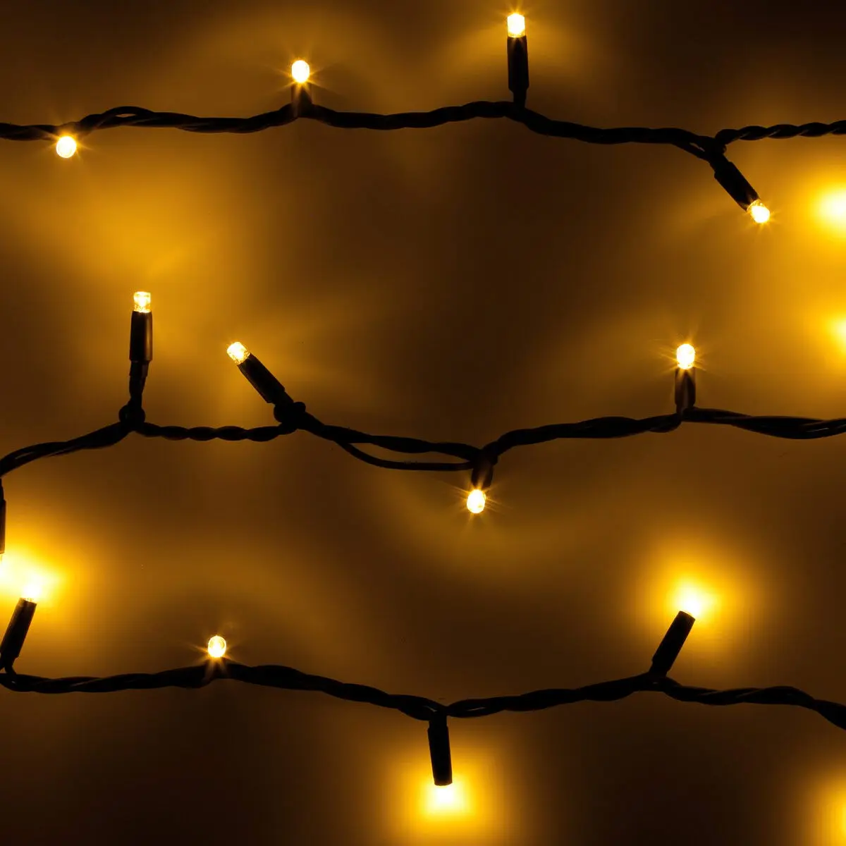 LED Pro jatkettava ulkovalosarja 10m, Musta