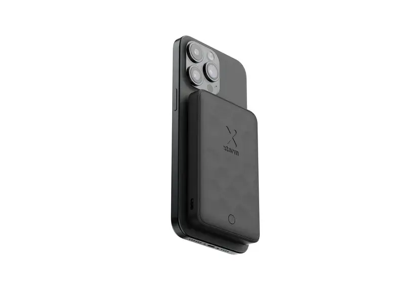 Magnetisk Trådlös Powerbank 5000mAh Svart