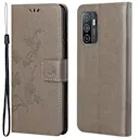 Læderetui Sommerfugle Samsung Galaxy A53 Grå