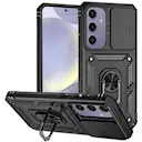 Hybridcover Ring + Kamerabeskyttelse Samsung Galaxy S24 FE Sort