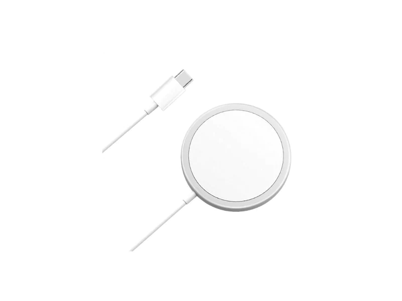 SiGN Qi 15W USB-C MagSafe lader, Hvit