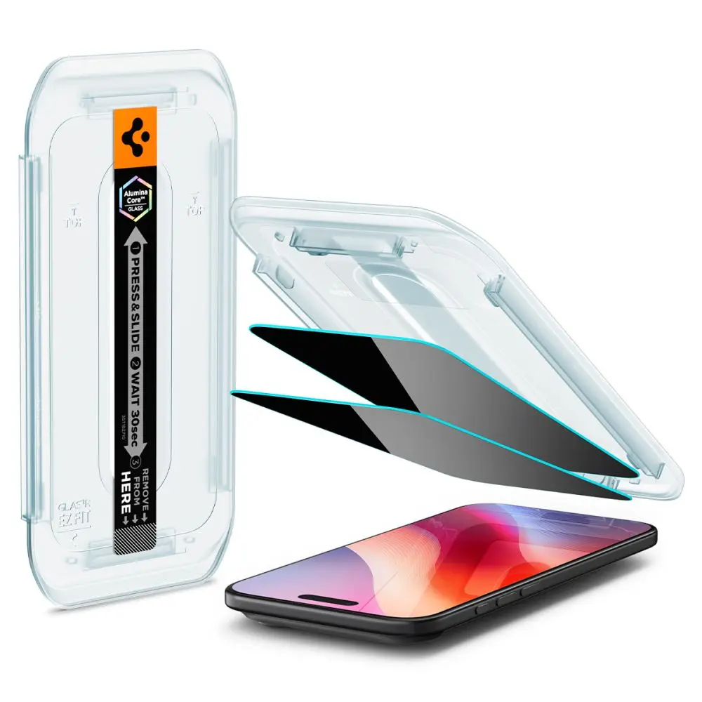 iPhone Air Privacy Screen Protector GLAS.tR EZ Fit (2-pack)
