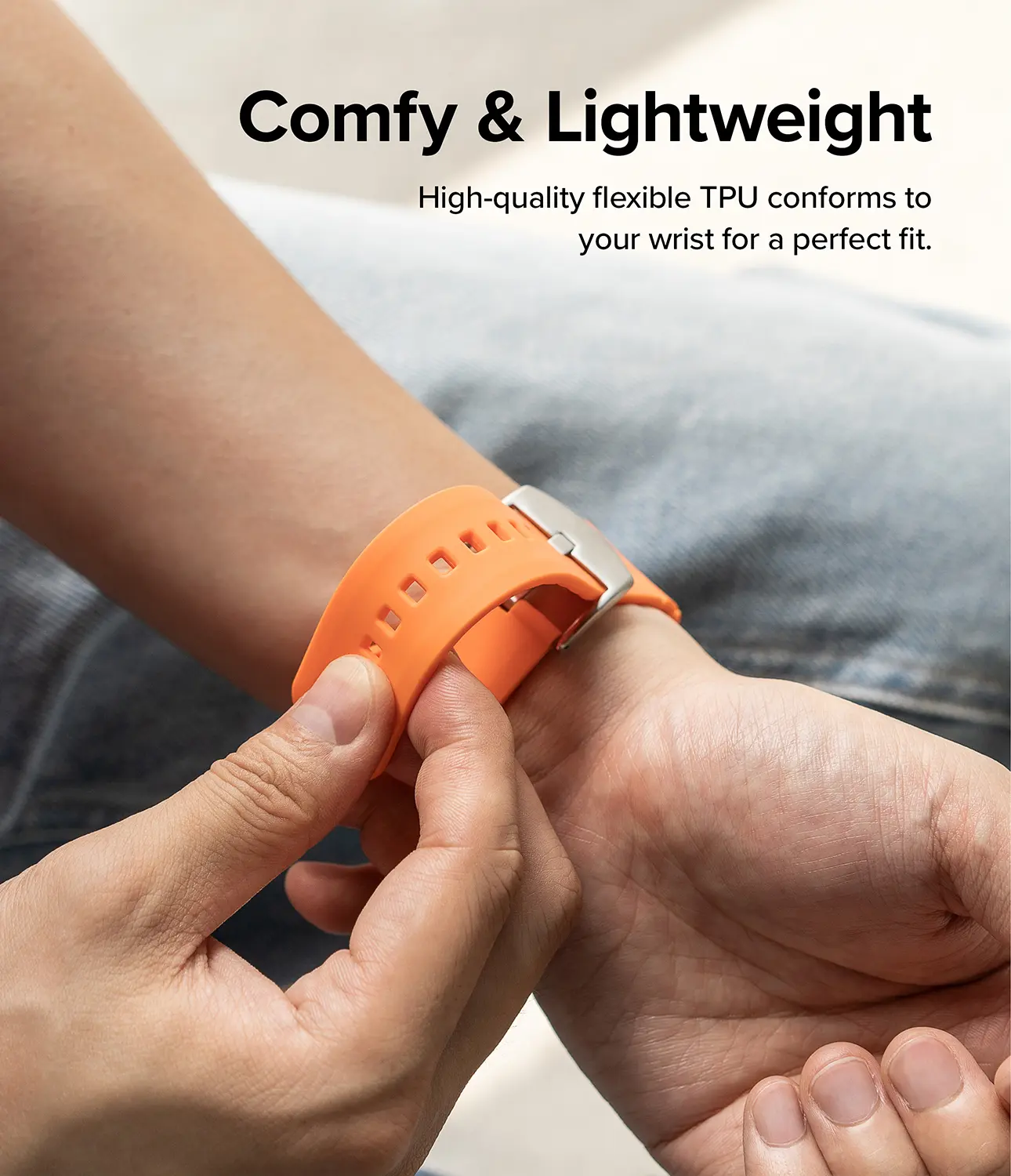 Rubber One Bold Band Garmin Forerunner 170 Orange