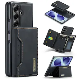 Samsung Galaxy Z Fold 8 Ultra Skal med avtagbar plånbok, svart