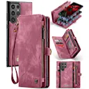 Multi-slot Mobiltaske Samsung Galaxy S24 Ultra Rød