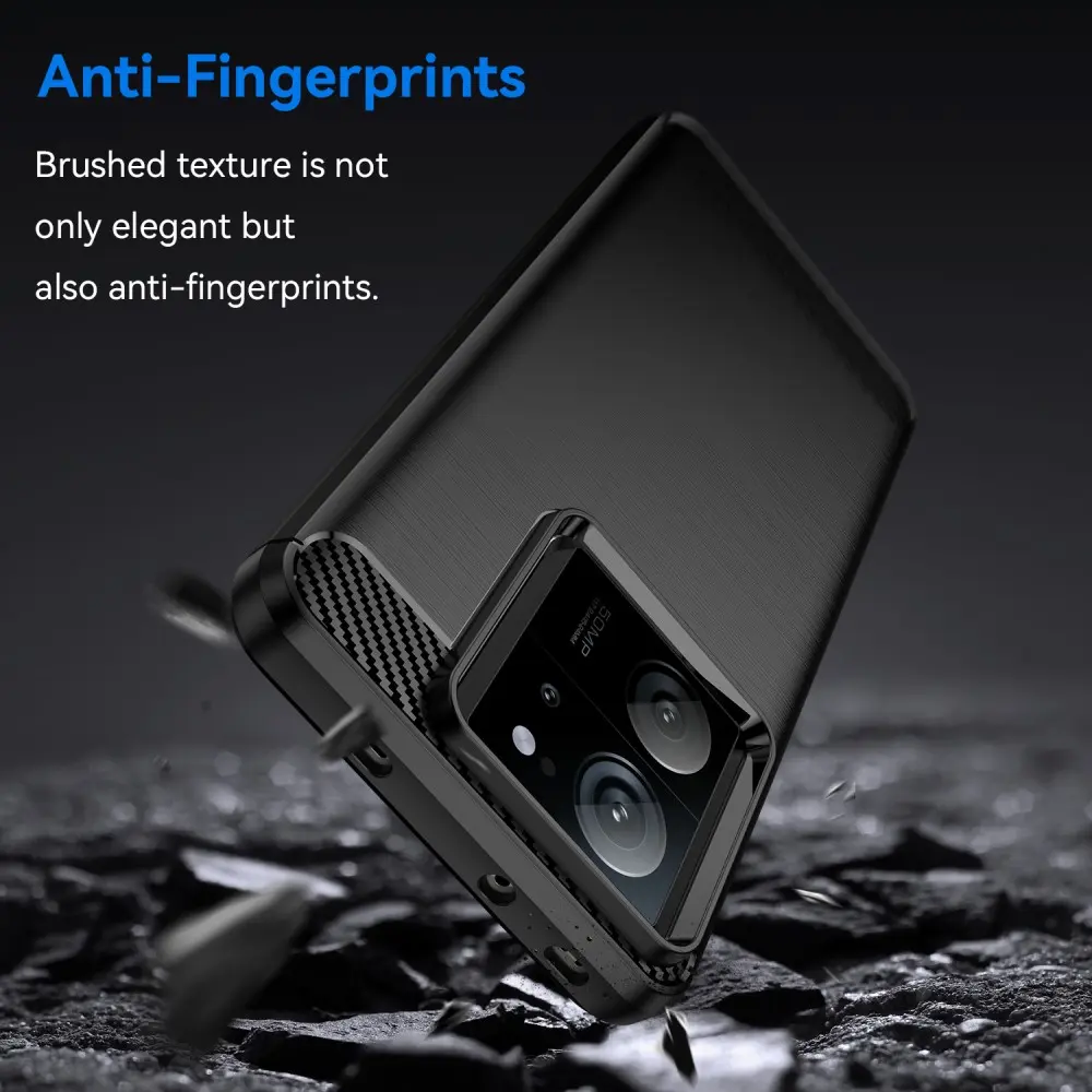 Xiaomi 13T Pro Skal TPU Brushed Svart