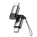 USB-C - Micro-USB sovitin Harmaa