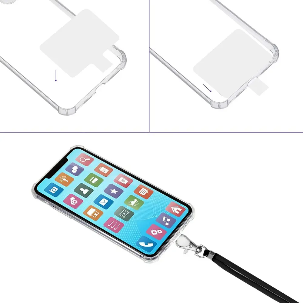 Universal Phone Shoulder Strap Svart