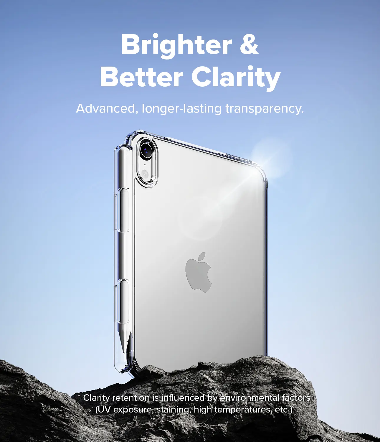Fusion Case Apple iPad Mini 8th Gen (2026) Clear
