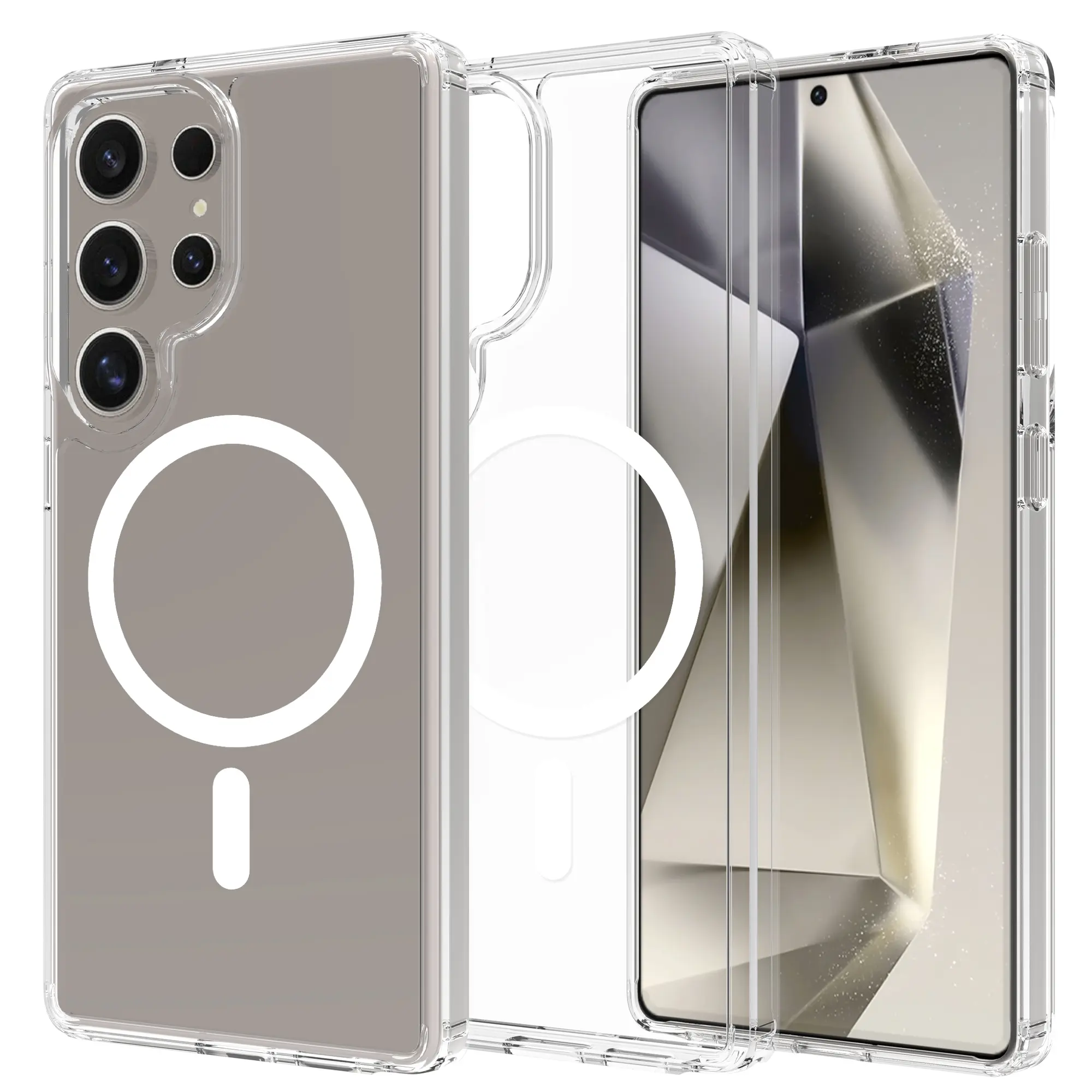 Hybridcover MagSafe Samsung Galaxy S25 Ultra Gennemsigtig