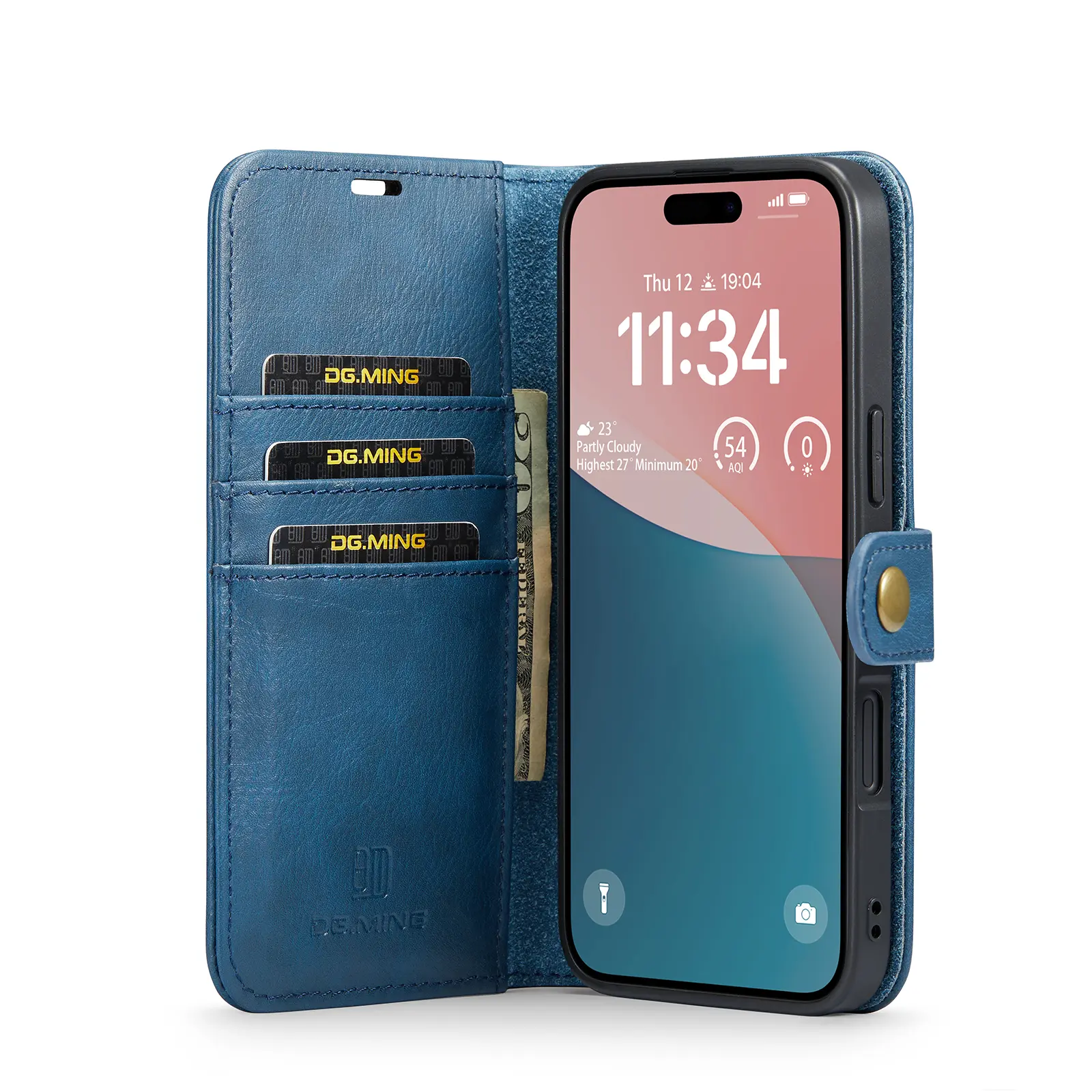 Magnet Wallet iPhone 17 Blue