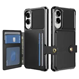 Tough Multi-slot Case Samsung Galaxy S25 Edge Musta