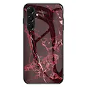 Cover Hærdet Glas Samsung Galaxy A17 Rød marmor