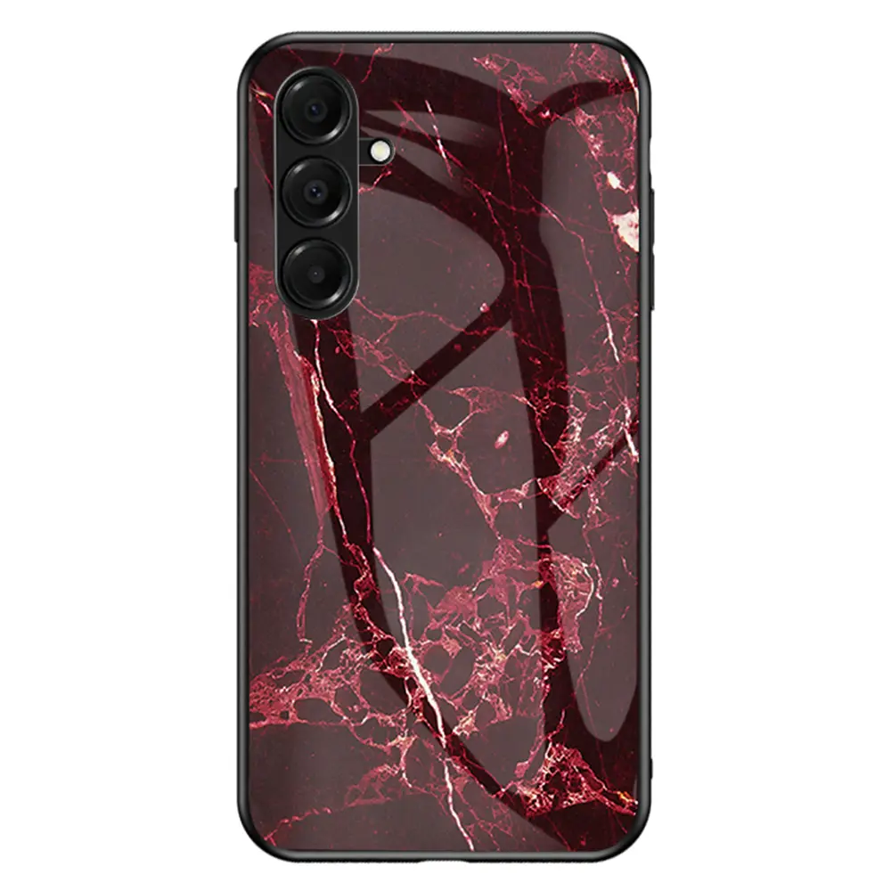 Cover Hærdet Glas Samsung Galaxy A17 Rød marmor