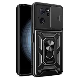 Hybridcover Ring + Kamerabeskyttelse Xiaomi 14 Sort