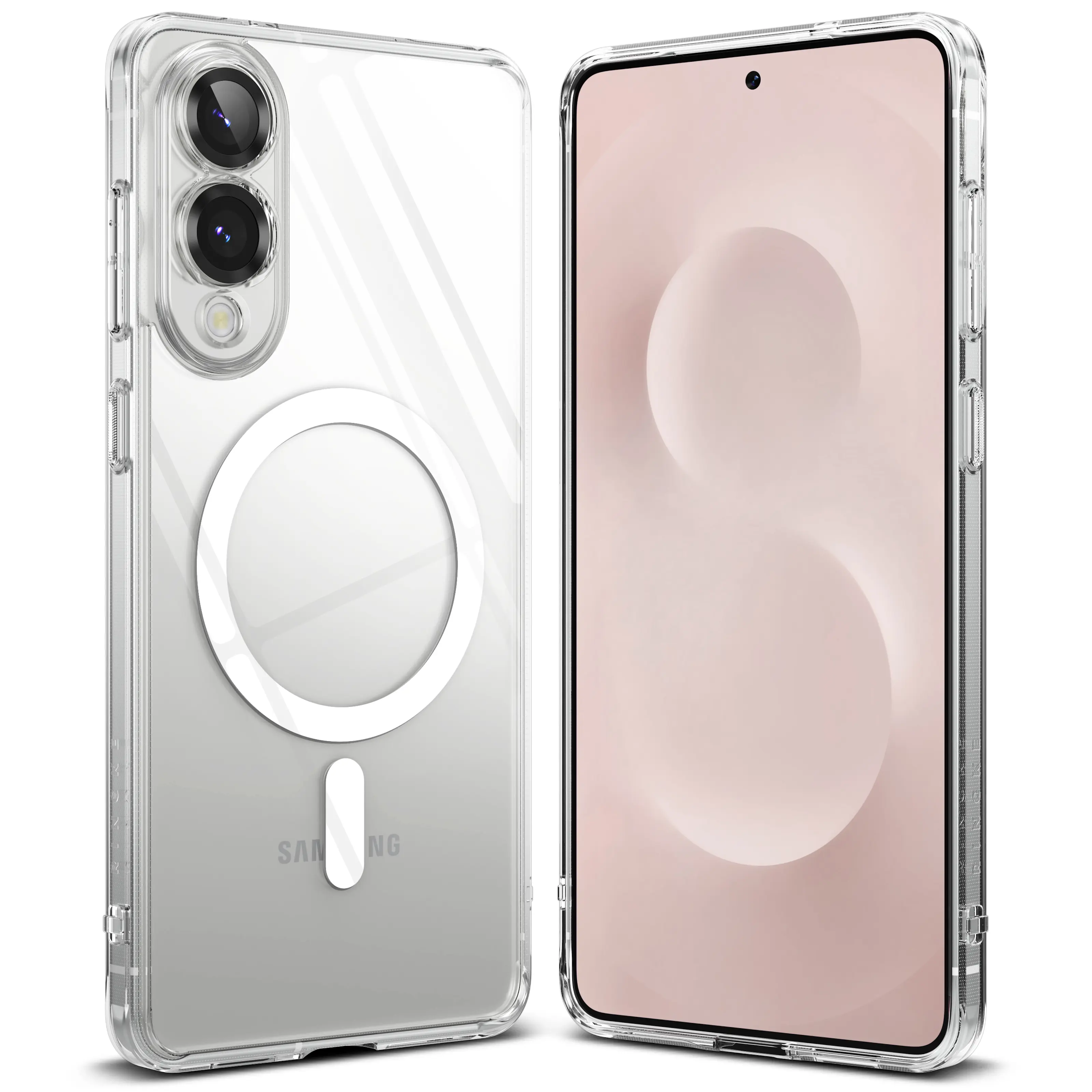 Fusion Magnetic Case Samsung Galaxy S25 Edge Gennemsigtig