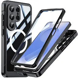 Premium Full Protection Case Samsung Galaxy S26 Ultra Svart
