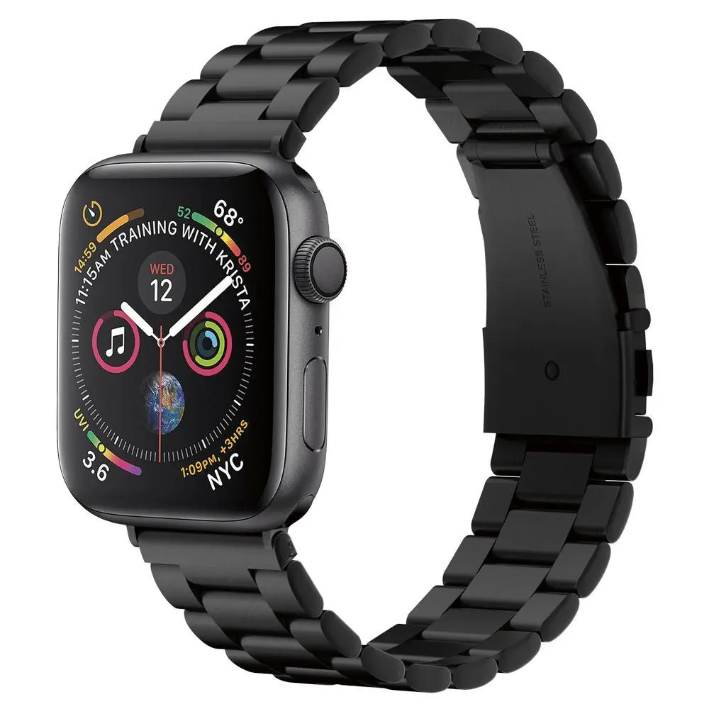 Apple Watch Series 11 46mm Metalarmlånd Modern Fit, Sort