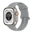 Silikonarmband Apple Watch Series 10 46mm Grå