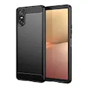 Sony Xperia 10 VI Kuori TPU Brushed Musta