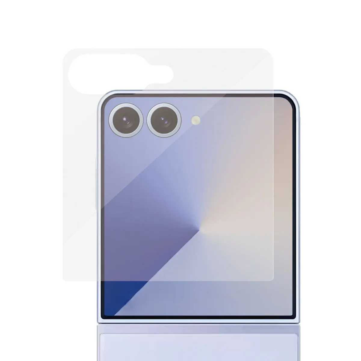 Samsung Galaxy Z Flip 8 Ydre skærmbeskytter i ridsefast hærdet glas - Ultra Wide Fit