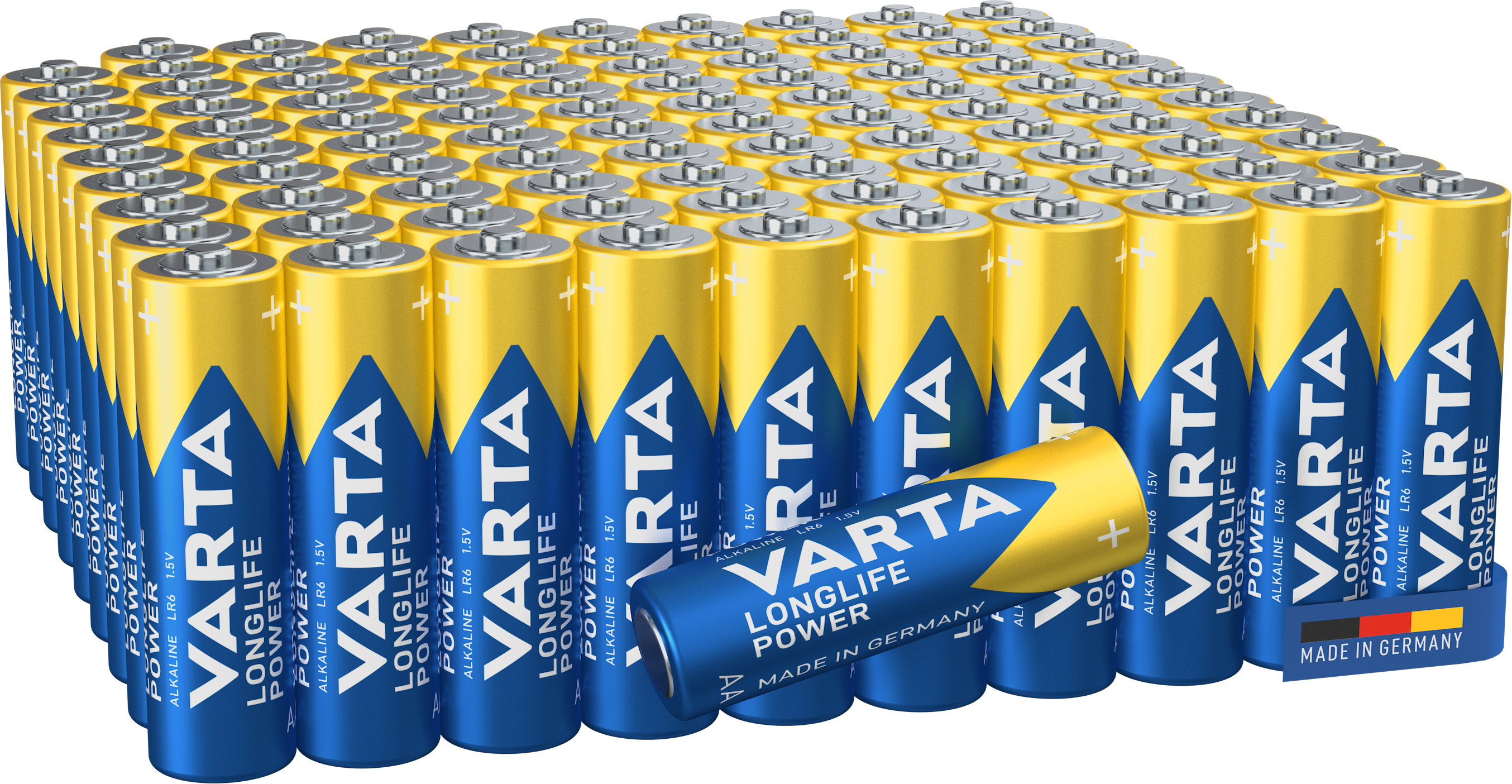 VARTA Longlife Power AA-batteri LR6 1.5V (100-pack)