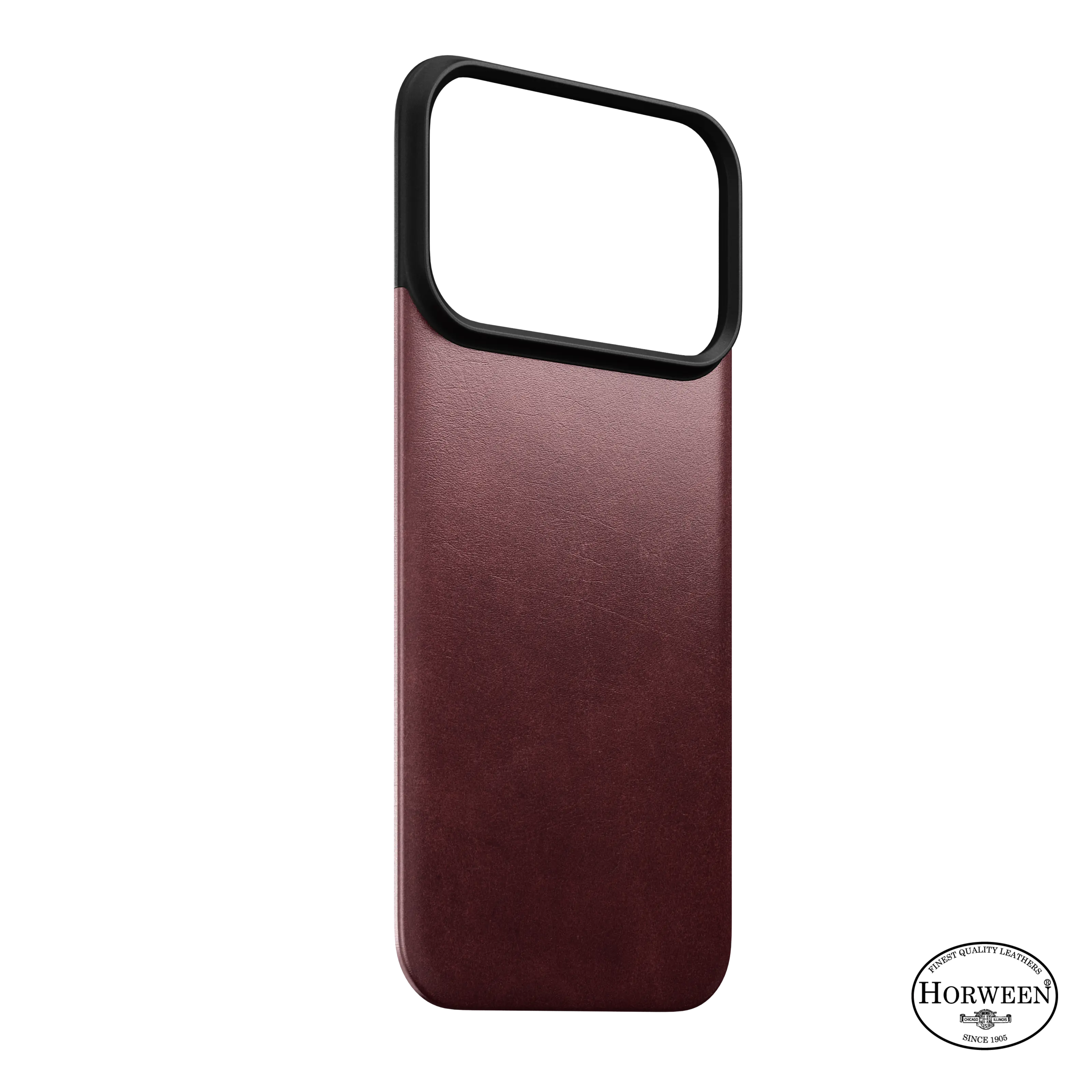 iPhone 18 Pro Magnetic Leather Back Burgundy