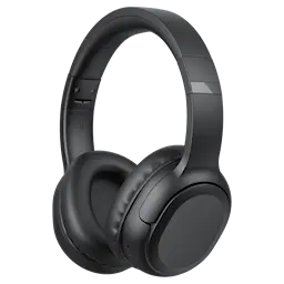 BHX1 Barnhörlurar Trådlösa med klistermärken, Svart