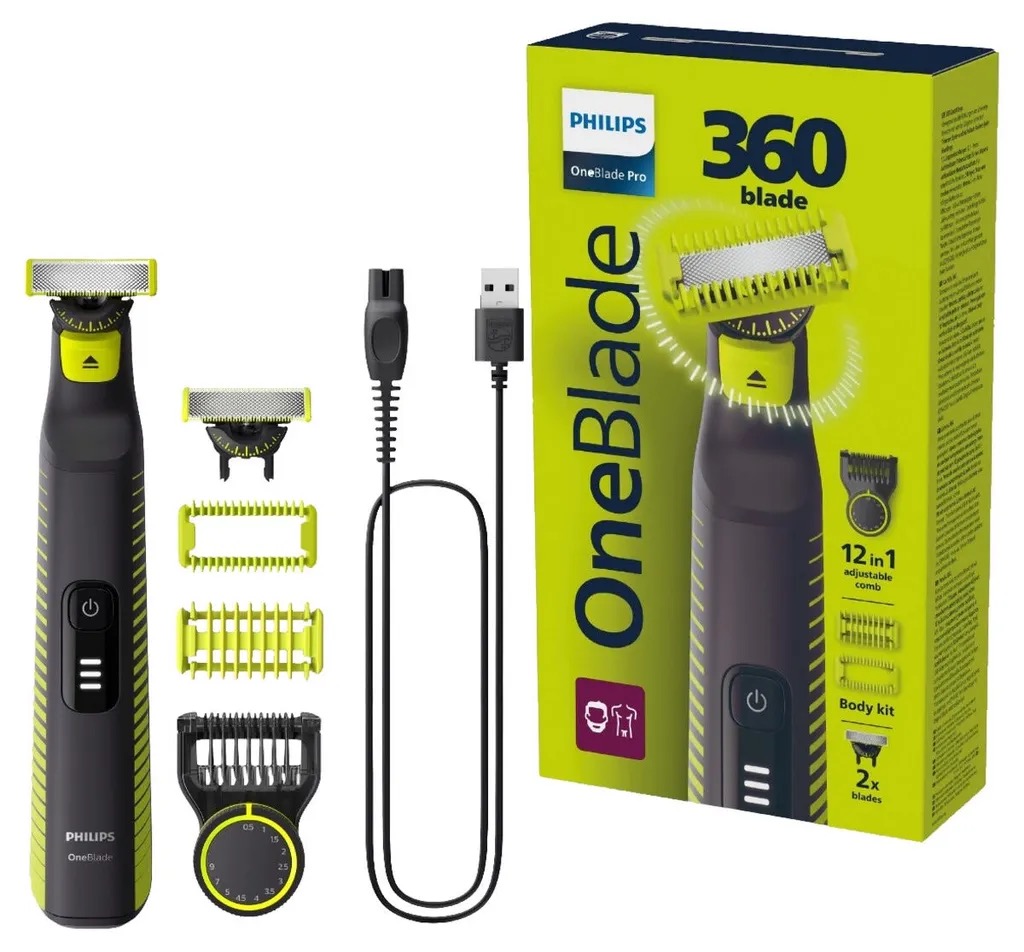 Philips OneBlade Pro 360 QP6507/23 Elektrisk Trimmer